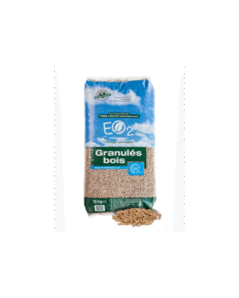 GRANULÉS DE BOIS EO2 – PALETTE DE 66 SACS DE 15KG SOIT 990KG ®
