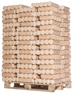 BOIS DENSIFIÉ – RÉSINEUX – PALETTE DE 960 KG / 64 Sacs de 15kg